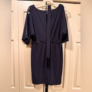 Navy Blue Dress w/ Tie Waist Sz. M by Jessica Simpson